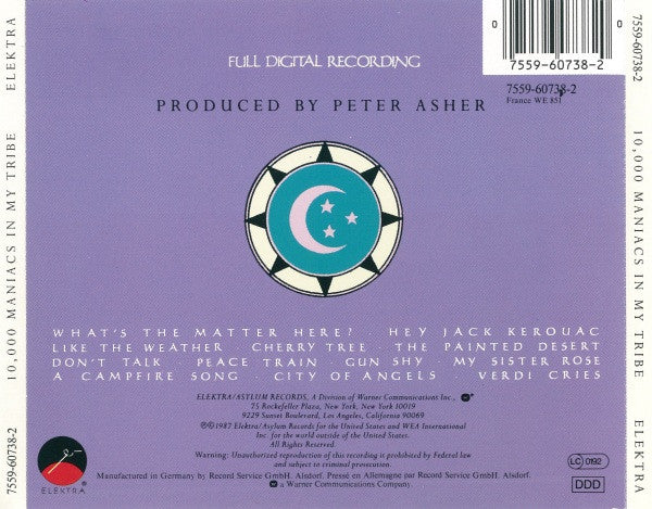 10,000 Maniacs : In My Tribe (CD, Album, RE)