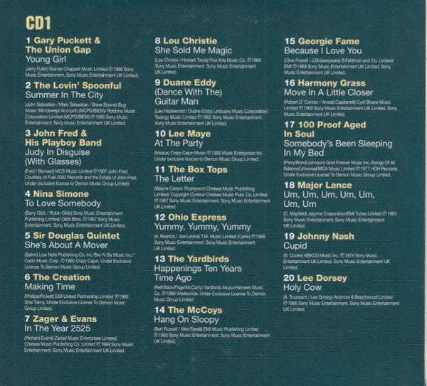 Various : 100 Hits 60s Originals (5xCD, Comp, RE, Dig)