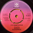 Sheer Elegance : It's Temptation (7", Single, Kno)