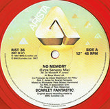 Scarlet Fantastic : No Memory (12", Single, Ltd, Red)