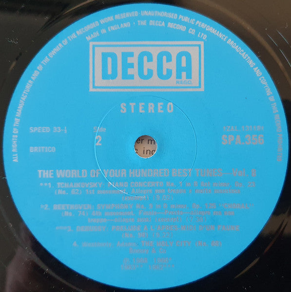 Various : The World Of Your Hundred Best Tunes Vol. 8 (LP, Comp, Sil)