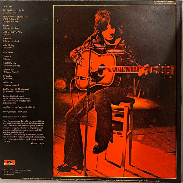 Terry Sylvester : I Believe (LP, Album)