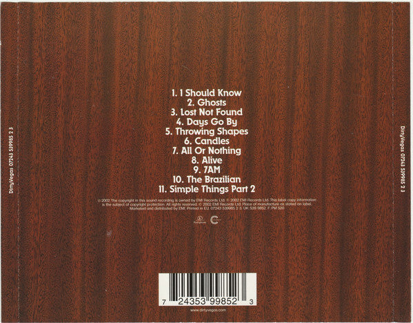 Dirty Vegas : Dirty Vegas (CD, Album)