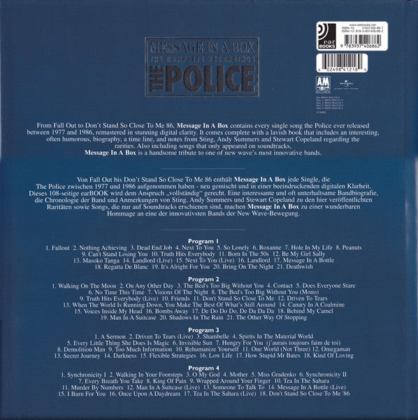 The Police : Message In A Box (The Complete Recordings) (4xCD, Comp + Box, RE)