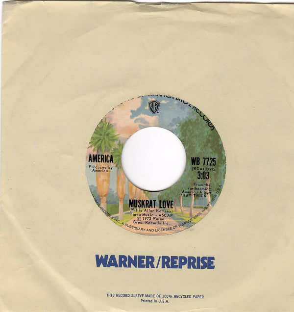 America - Muskrat Love (7) (Very Good (VG)) - DaddyPop