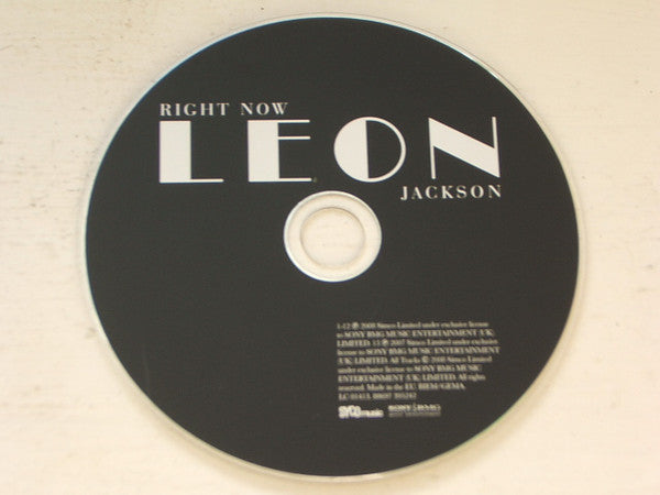 Leon Jackson : Right Now (CD, Album)
