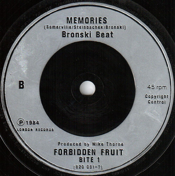 Bronski Beat : Smalltown Boy (7", Single, Sil)