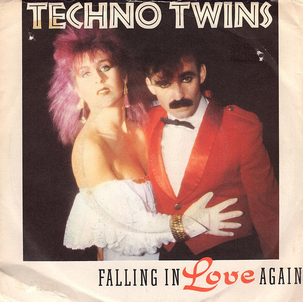 Techno Twins : Falling In Love Again (7", Single)