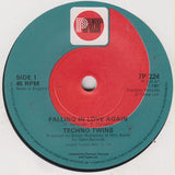 Techno Twins : Falling In Love Again (7", Single)