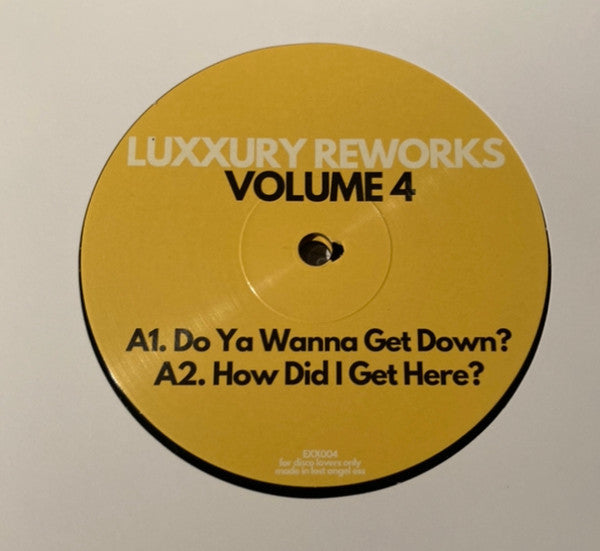 Luxxury : Luxxury Reworks Volume 4 (12")