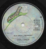 Carly Simon : Tranquillo (Melt My Heart) (7")