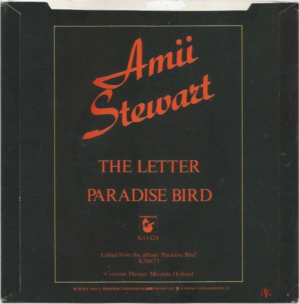 Amii Stewart - The Letter Paradise Bird (7) (Very Good (VG)) - DaddyPop
