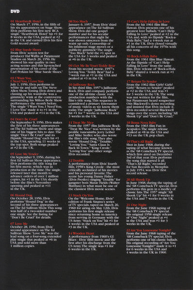 Elvis Presley : The King Of Rock 'N' Roll (#1 Hit Performances And More) (DVD, Comp, NTSC)