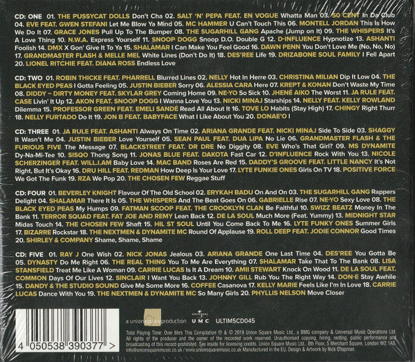 Various : R&B (The Ultimate Collection) (5xCD, Comp)