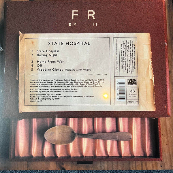Frightened Rabbit : State Hospital (12", EP, RSD, Ltd, RE, Sil)