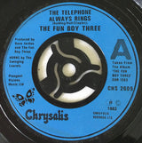 Fun Boy Three : The Telephone Always Rings (7", Single, Blu)