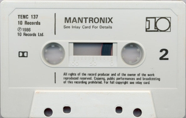 Mantronix : Who Is It? (Cass, Single, S/Edition)