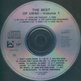 UB40 : The Best Of UB40 - Volume 1 (CD, Comp)