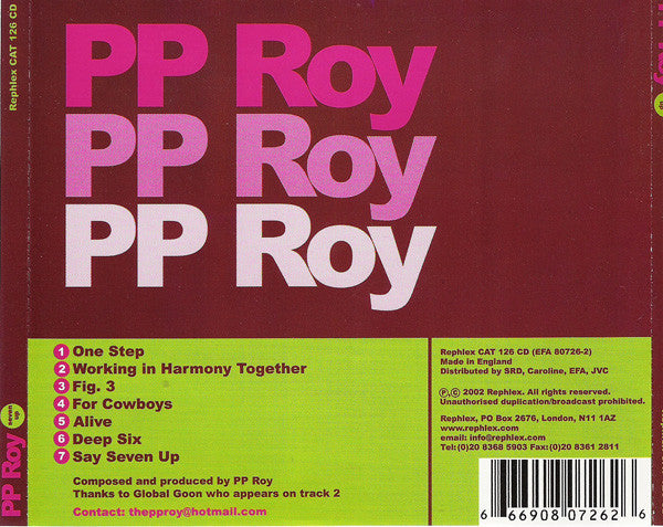 P.P.Roy : Seven Up (CD)