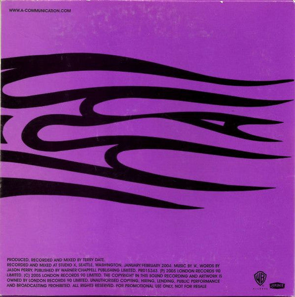 A - Rush Song (Radio Edit) (CD) (Very Good Plus (VG)) - DaddyPop