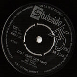 The Tams : Be Young Be Foolish, Be Happy / That Same Old Song (7", Single, Pus)