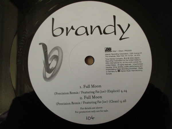 Brandy (2) : Full Moon (12", Promo)