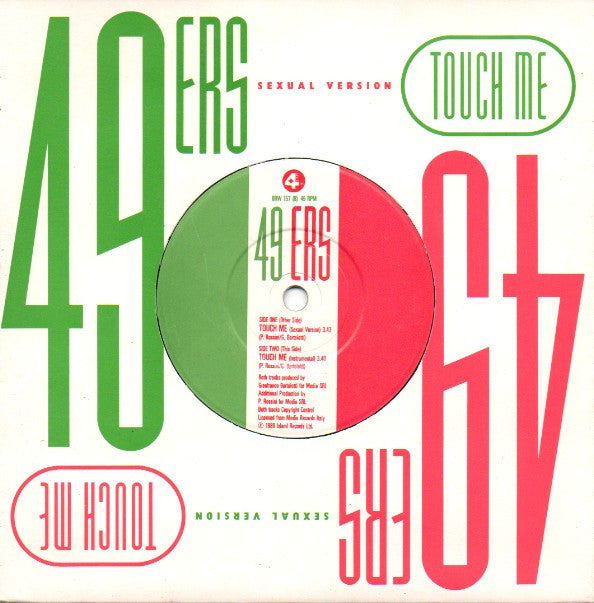 49ers - Touch Me (7) (Very Good Plus (VG)) - DaddyPop