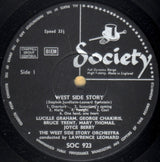 West Side Story 1963 London Cast, Orchestra Conducted By Lawrence Leonard With George Chakiris, Bruce Trent, Lucille Graham - West Side Story (LP) (Very Good (VG)) - DaddyPop