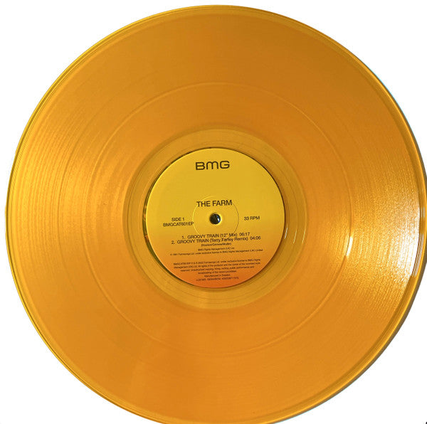The Farm : Groovy Train (12", RSD, Single, Ltd, RE, Ora)