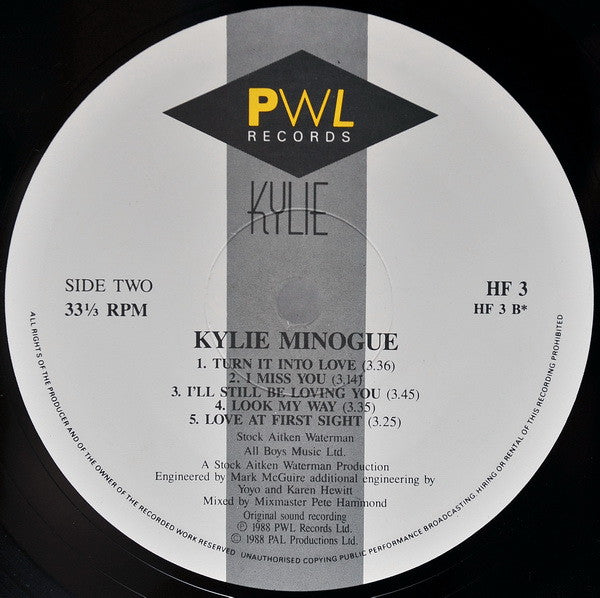 Kylie Minogue : Kylie (LP, Album)