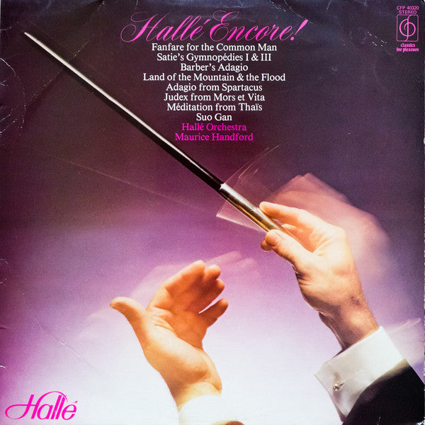 Hallé Orchestra, Maurice Handford : Hallé Encore! (LP)