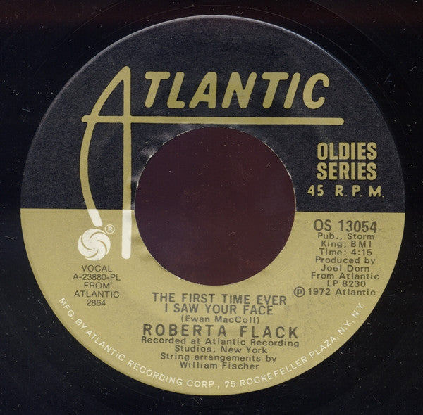 Roberta Flack : The First Time Ever I Saw Your Face / Will You Still Love Me Tomorrow (7", RE, Pla)