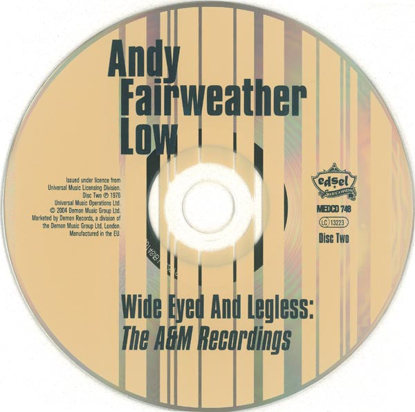 Andy Fairweather-Low : Wide Eyed And Legless: The A&M Recordings (2xCD, Comp)