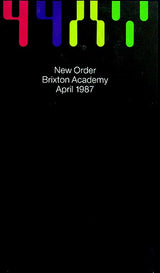 New Order : Brixton Academy April 1987 (VHS, RE, PAL)