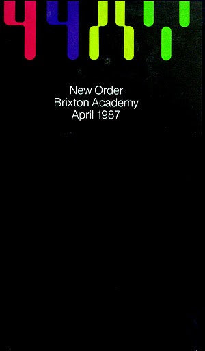New Order : Brixton Academy April 1987 (VHS, RE, PAL)