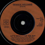 Deniece Williams : Let's Hear It For The Boy (7", Single, Inj)