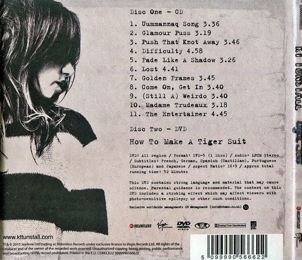 KT Tunstall : Tiger Suit (CD, Album + DVD-V, Reg + Dlx, Ltd)