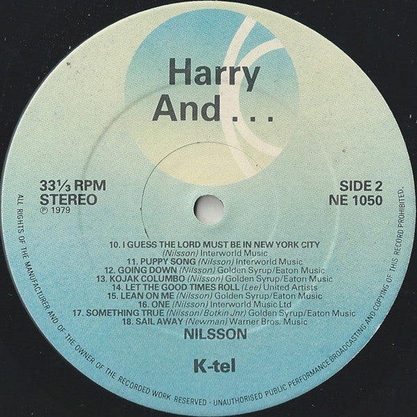 Harry Nilsson : Harry And... (LP, Comp)