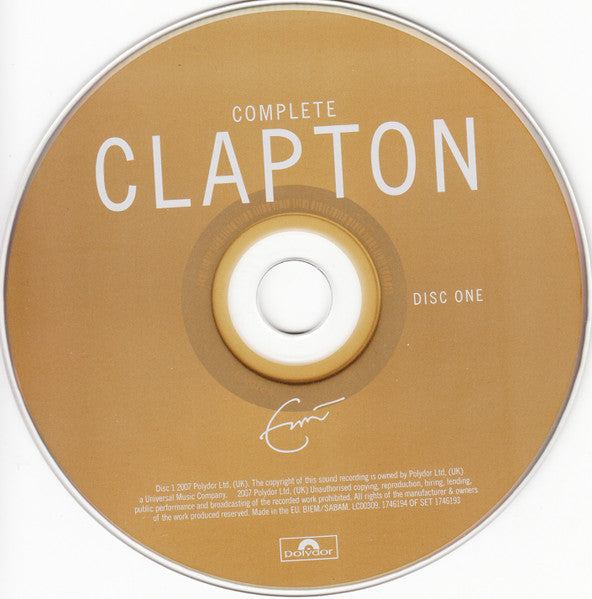 Eric Clapton : Complete Clapton (2xCD, Comp)