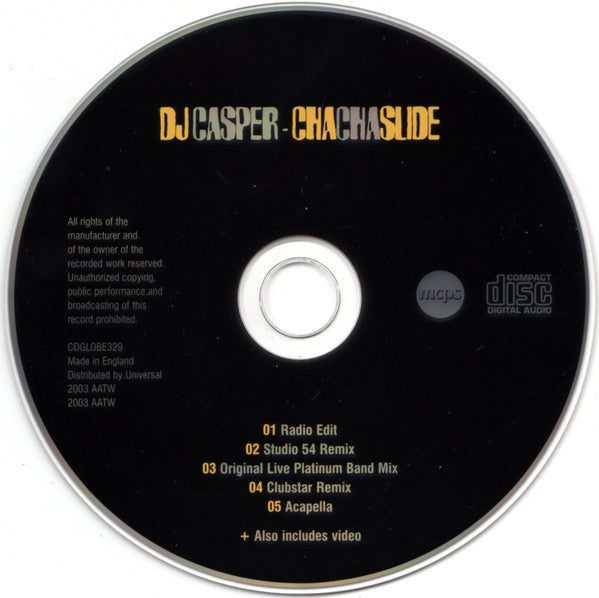 DJ Casper : Cha Cha Slide (CD, Single, Enh)