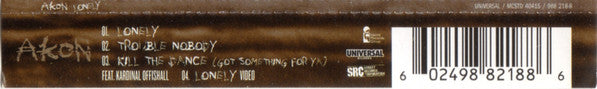 Akon - Lonely (CD) (Very Good (VG)) - DaddyPop