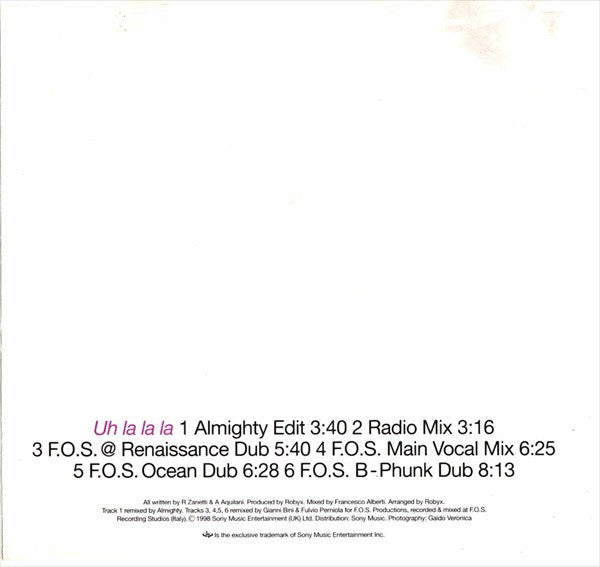 Alexia - Uh La La La (CD) (Very Good Plus (VG)) - DaddyPop