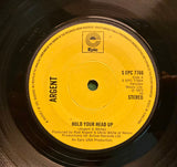 Argent : Hold Your Head Up (7", Single, Sol)