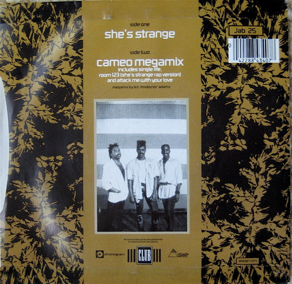 Cameo : She's Strange / Cameo Megamix (7", Single)