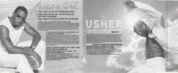 P. Diddy Feat. Usher & Loon / Usher : I Need A Girl (Part One) / U Don't Have To Call (CD, Single, Enh)