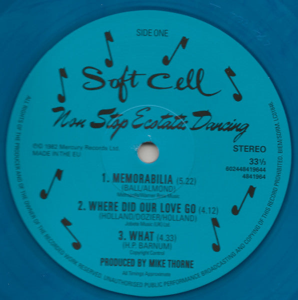 Soft Cell : Non Stop Ecstatic Dancing (LP, Album, RE, Blu)