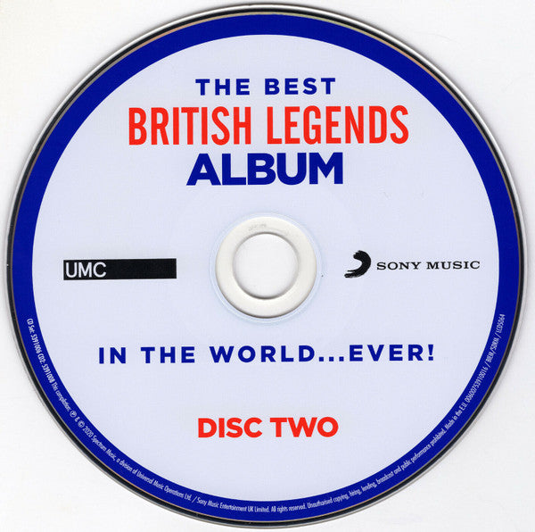 Various : The Best British Legends Album in the World... Ever! (3xCD, Comp, Dig)