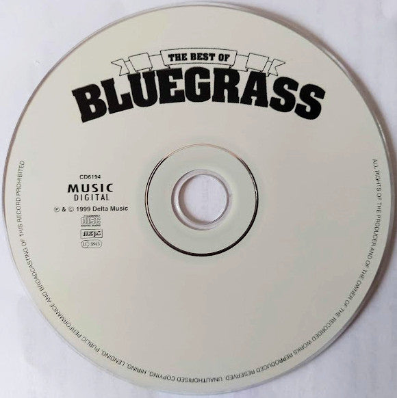 Various : The Best Of Bluegrass (CD, Album, Comp)