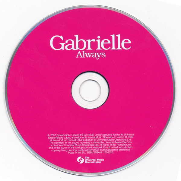 Gabrielle : Always (CD, Album)