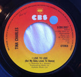 Tina Charles : I Love To Love (But My Baby Loves To Dance) (7", Single, RP, Lar)